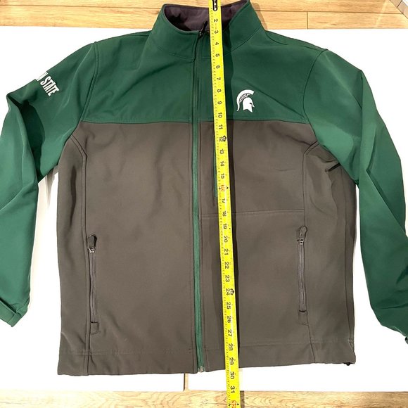 COLOSSEUM Michigan State 4 pocket full zip jacket with velcro sleeves - Size XL - Picture 12 of 13
